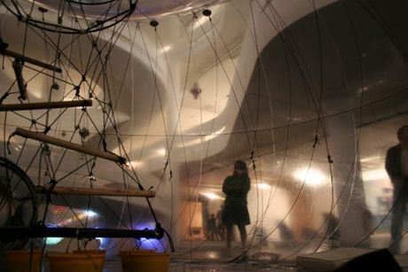 Saraceno, at the Sao Paulo Biennale