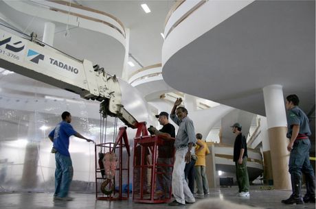 Saraceno, at the Sao Paulo Biennale