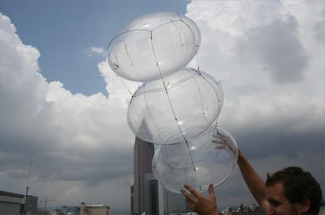 Saraceno, at the Sao Paulo Biennale