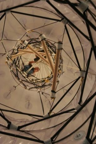 Saraceno, at the Sao Paulo Biennale