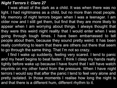 Night Terrors