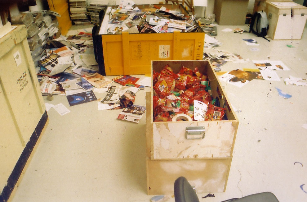 Paul Butler with Goldsmiths Curating Course, 2002