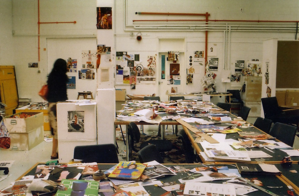 Paul Butler with Goldsmiths Curating Course, 2002