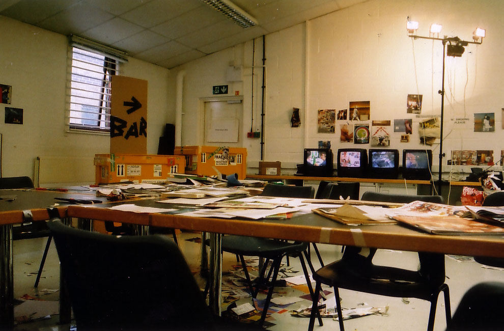 Paul Butler with Goldsmiths Curating Course, 2002