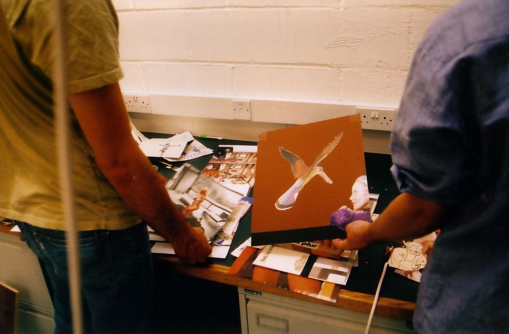 Paul Butler with Goldsmiths Curating Course, 2002