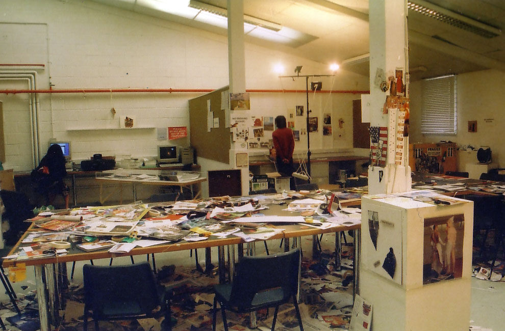 Paul Butler with Goldsmiths Curating Course, 2002